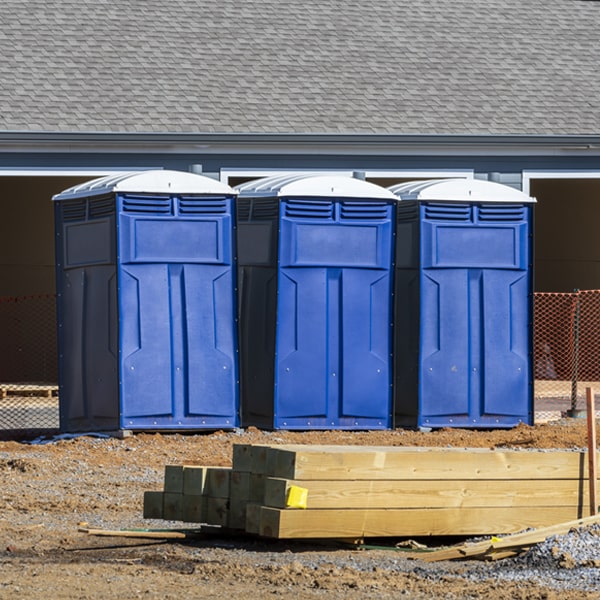 how do you ensure the portable toilets are secure and safe from vandalism during an event in Kettle Falls